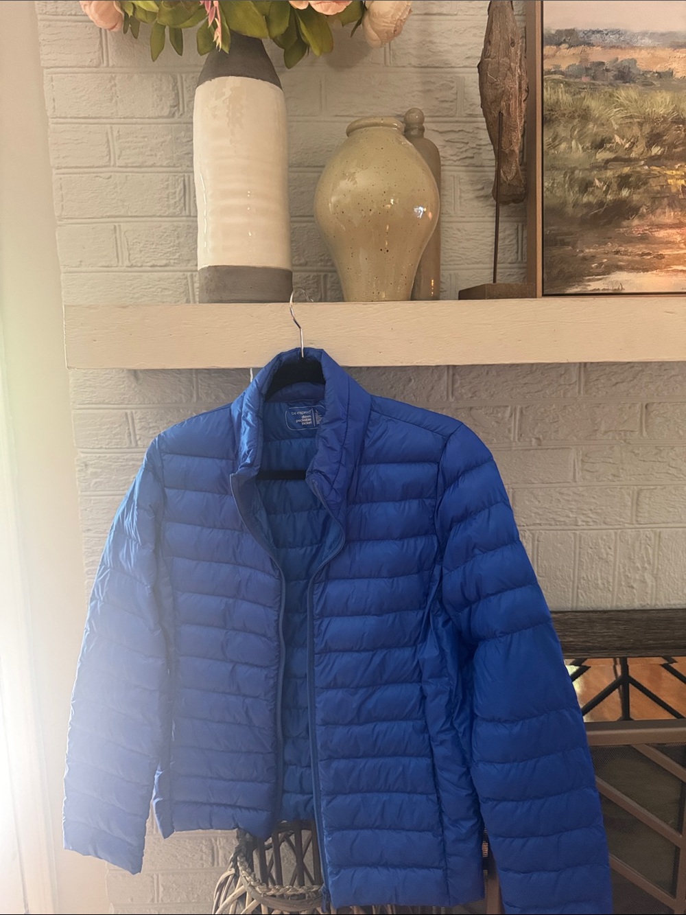 be inspired Royal Blue Puffer Jacket